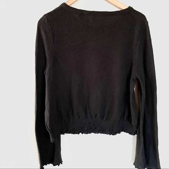 Madewell Smocked Bell-Sleeve Top - Picture 6 of 9